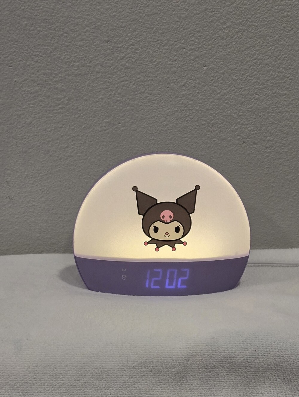 Hello Kitty Sunrise Alarm Clock w/ Multicolor Lights, USB Charging, LED Display